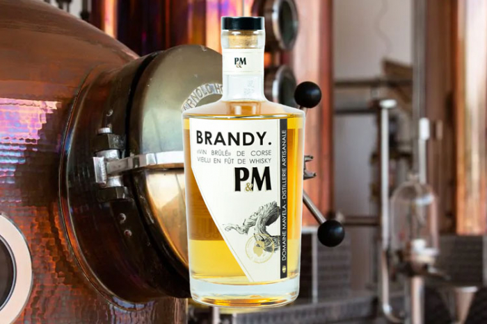 P&M Brandy de la distillerie corse L.N. Mattei